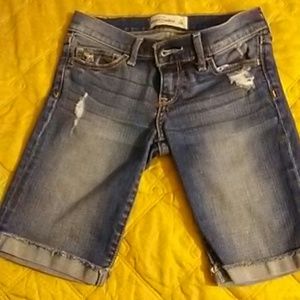 Abercromie Kids denim shorts.